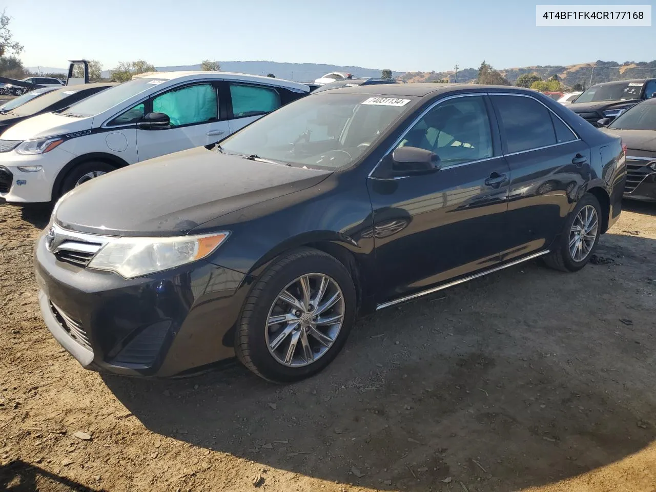 2012 Toyota Camry Base VIN: 4T4BF1FK4CR177168 Lot: 74031134