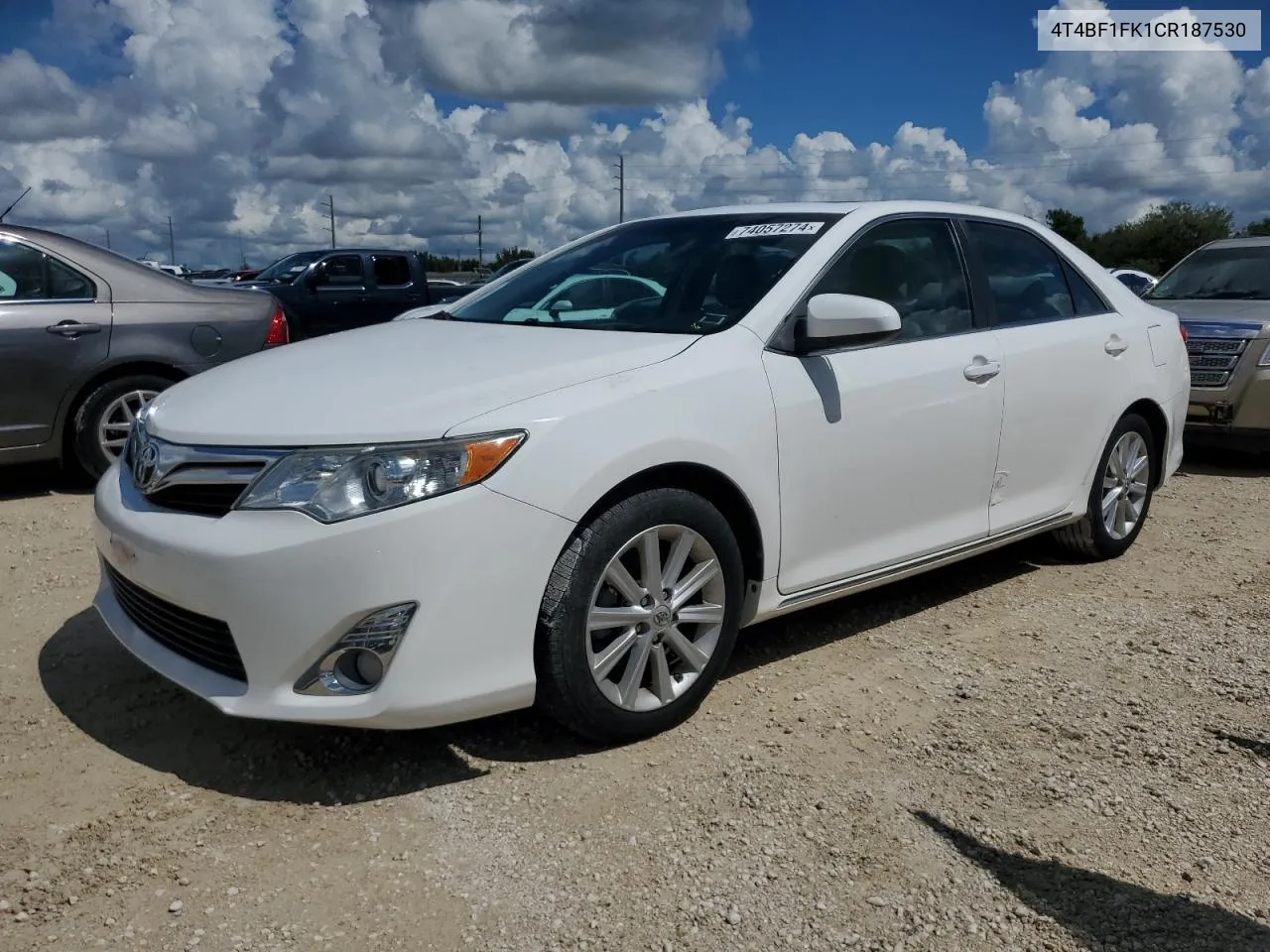 2012 Toyota Camry Base VIN: 4T4BF1FK1CR187530 Lot: 74057274