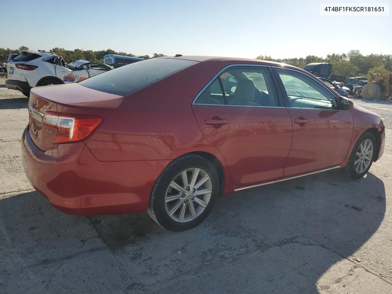 2012 Toyota Camry Base VIN: 4T4BF1FK5CR181651 Lot: 74177094