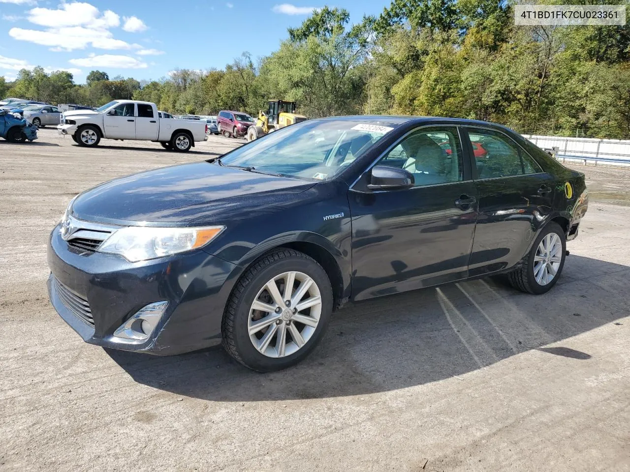 2012 Toyota Camry Hybrid VIN: 4T1BD1FK7CU023361 Lot: 74202084