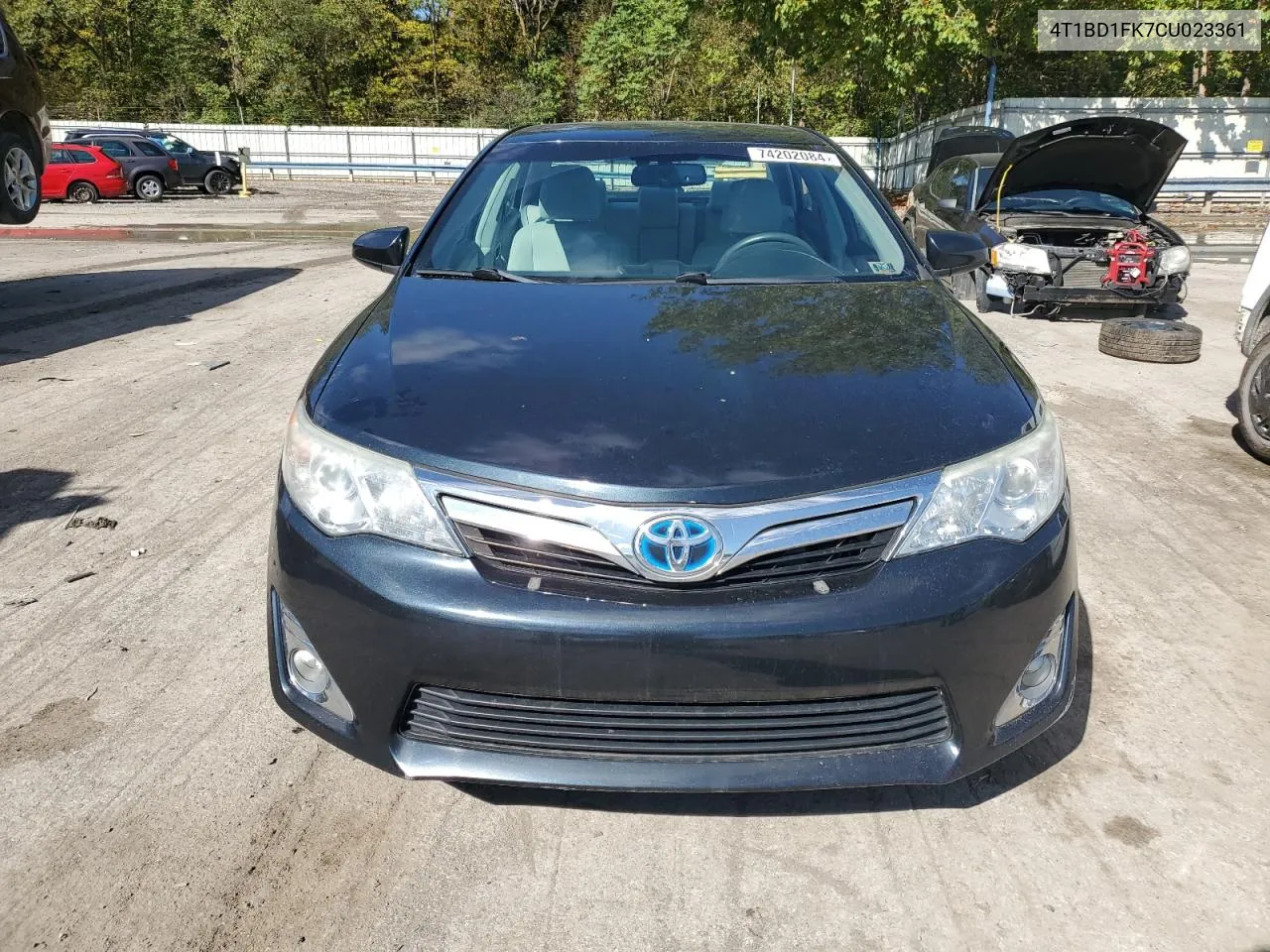 2012 Toyota Camry Hybrid VIN: 4T1BD1FK7CU023361 Lot: 74202084