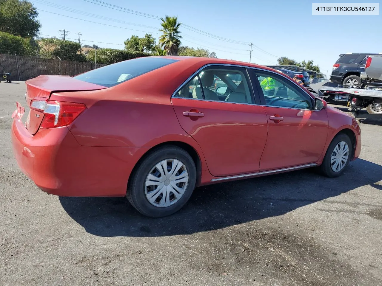 2012 Toyota Camry Base VIN: 4T1BF1FK3CU546127 Lot: 74396674