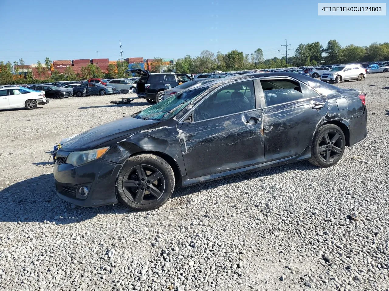 2012 Toyota Camry Base VIN: 4T1BF1FK0CU124803 Lot: 74562974