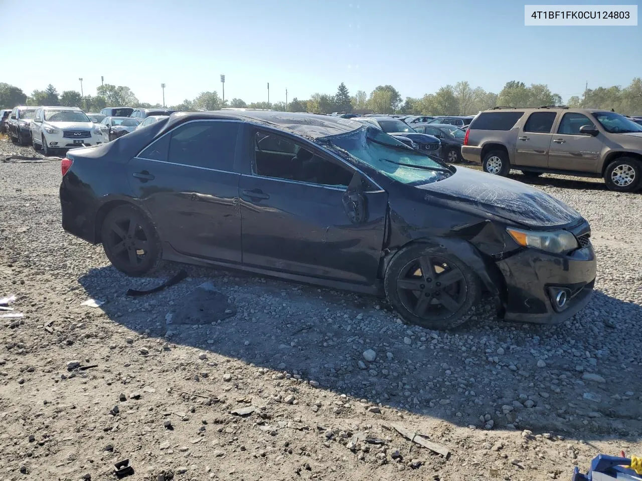 2012 Toyota Camry Base VIN: 4T1BF1FK0CU124803 Lot: 74562974