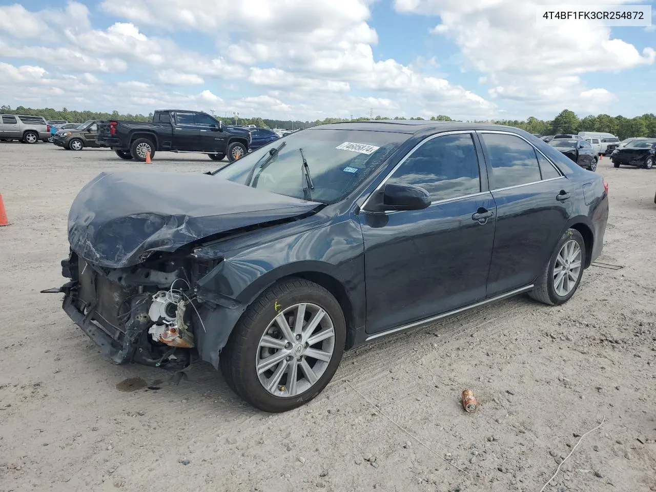 2012 Toyota Camry Base VIN: 4T4BF1FK3CR254872 Lot: 74605874