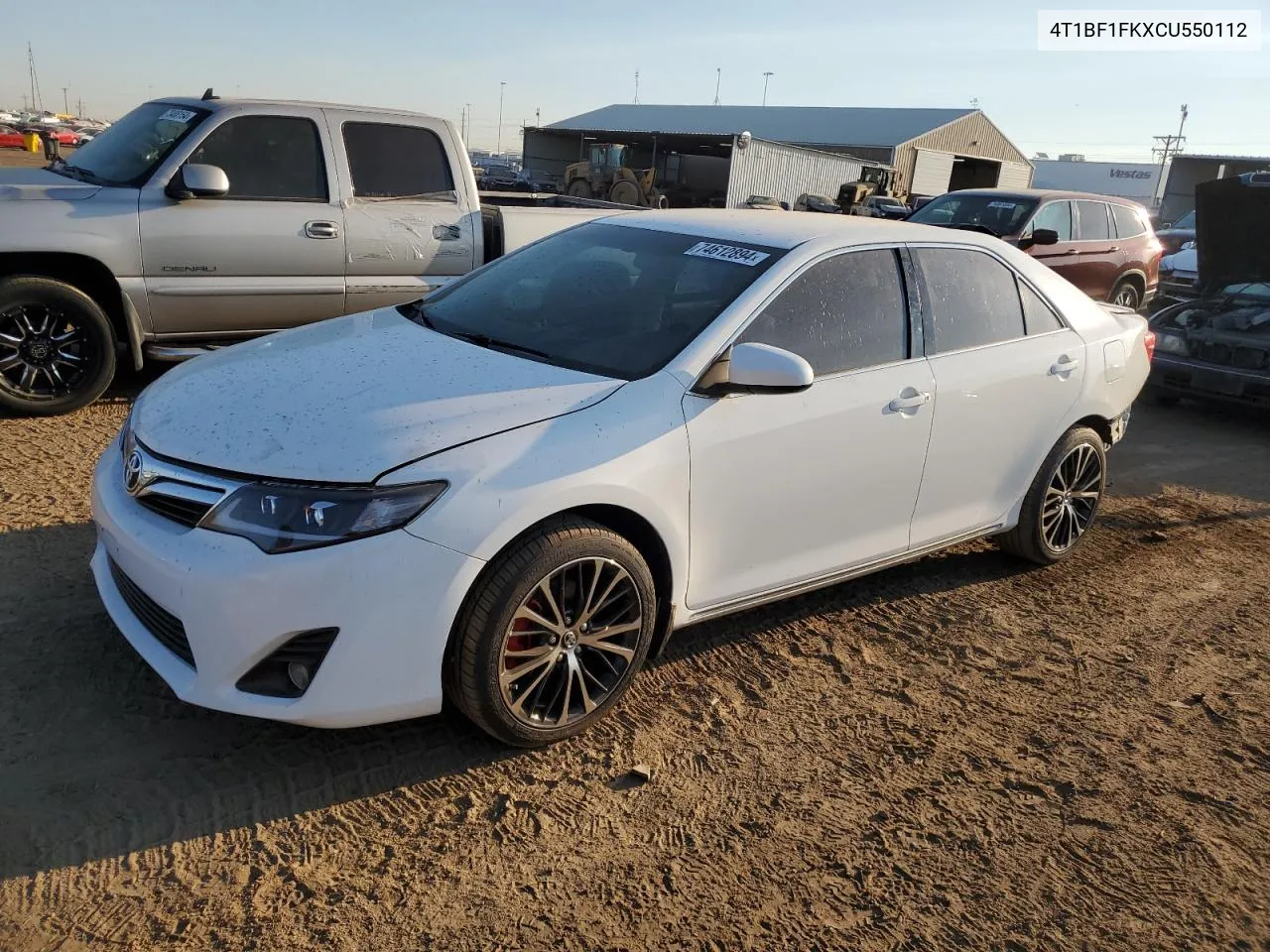 2012 Toyota Camry Base VIN: 4T1BF1FKXCU550112 Lot: 74612894