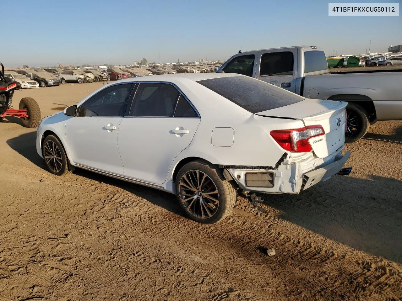 2012 Toyota Camry Base VIN: 4T1BF1FKXCU550112 Lot: 74612894