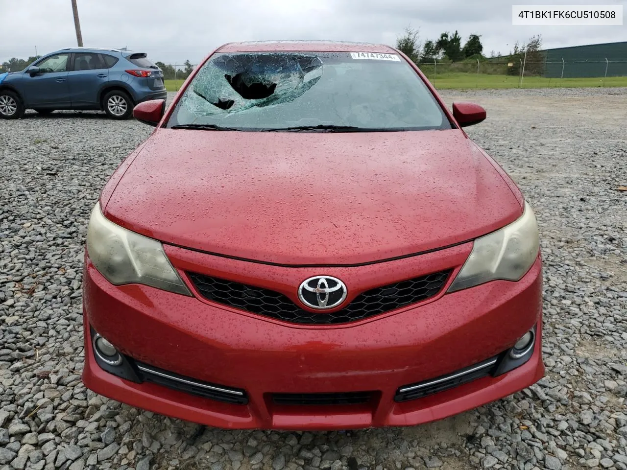 2012 Toyota Camry Se VIN: 4T1BK1FK6CU510508 Lot: 74747344