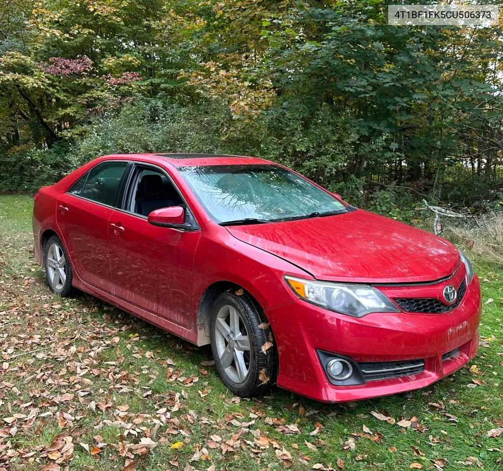 4T1BF1FK5CU506373 2012 Toyota Camry Base