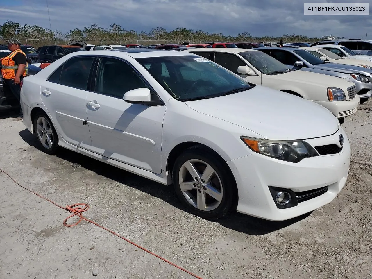 2012 Toyota Camry Base VIN: 4T1BF1FK7CU135023 Lot: 75211974