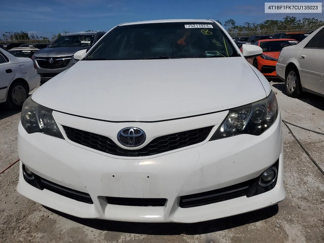 2012 Toyota Camry Base VIN: 4T1BF1FK7CU135023 Lot: 75211974