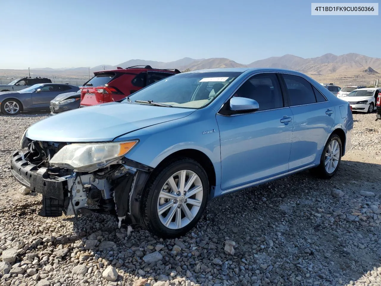 2012 Toyota Camry Hybrid VIN: 4T1BD1FK9CU050366 Lot: 75360494