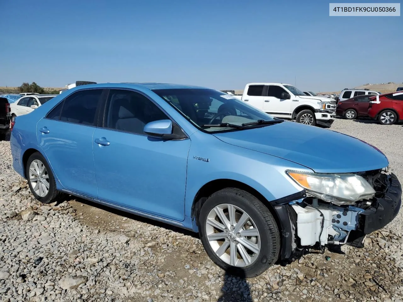 2012 Toyota Camry Hybrid VIN: 4T1BD1FK9CU050366 Lot: 75360494