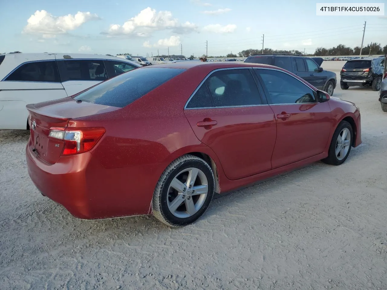 2012 Toyota Camry Base VIN: 4T1BF1FK4CU510026 Lot: 75402064