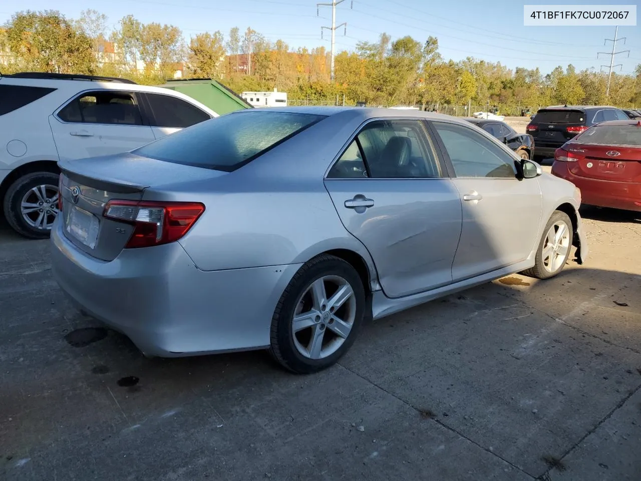 2012 Toyota Camry Base VIN: 4T1BF1FK7CU072067 Lot: 75522124