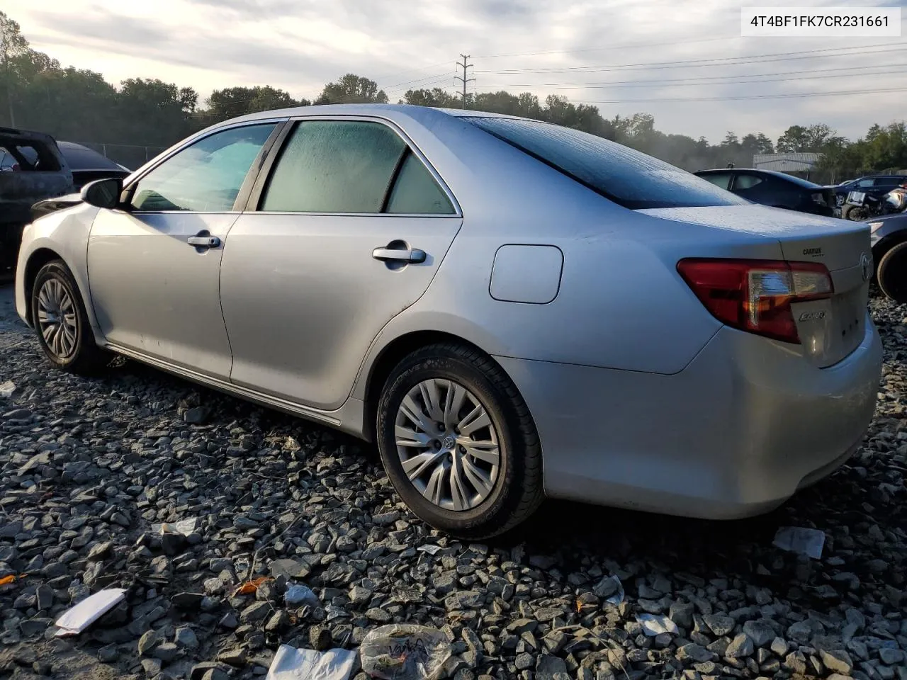 2012 Toyota Camry Base VIN: 4T4BF1FK7CR231661 Lot: 75535904