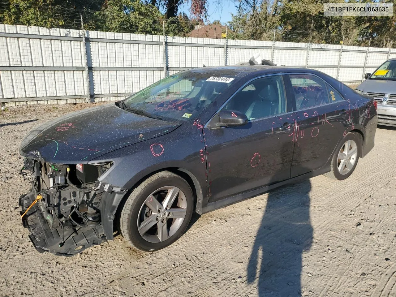 4T1BF1FK6CU063635 2012 Toyota Camry Base