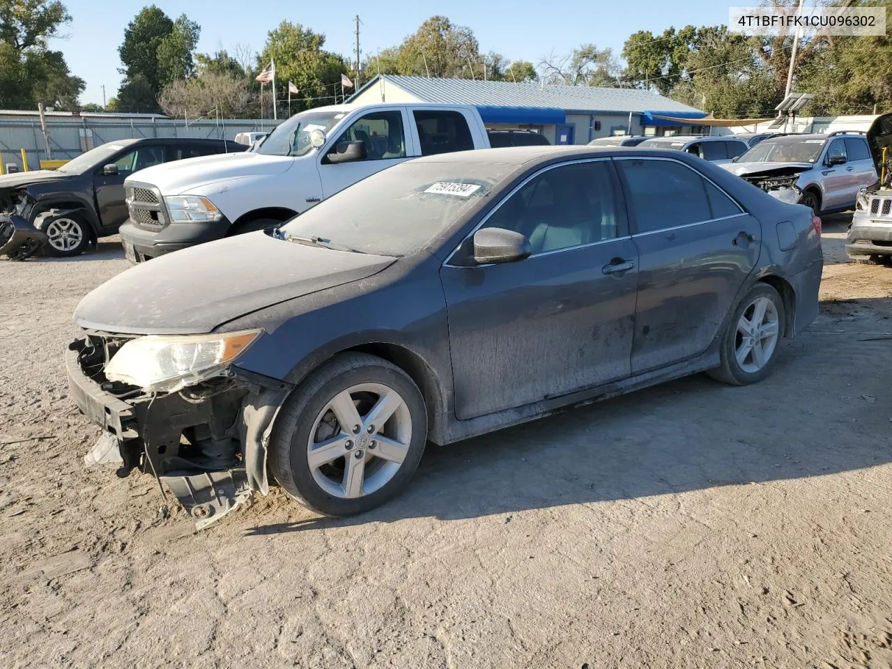 2012 Toyota Camry Base VIN: 4T1BF1FK1CU096302 Lot: 75915394