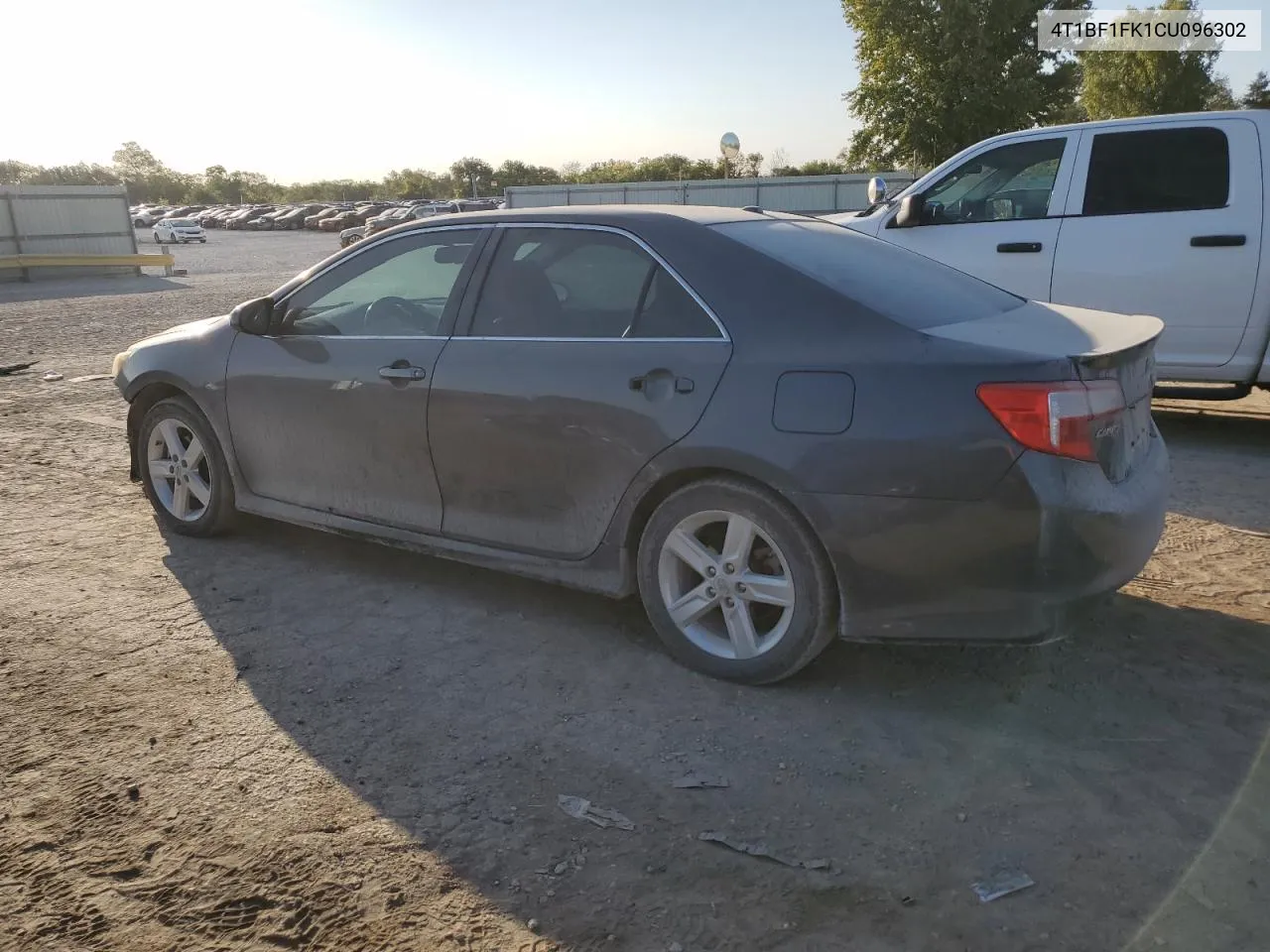 2012 Toyota Camry Base VIN: 4T1BF1FK1CU096302 Lot: 75915394