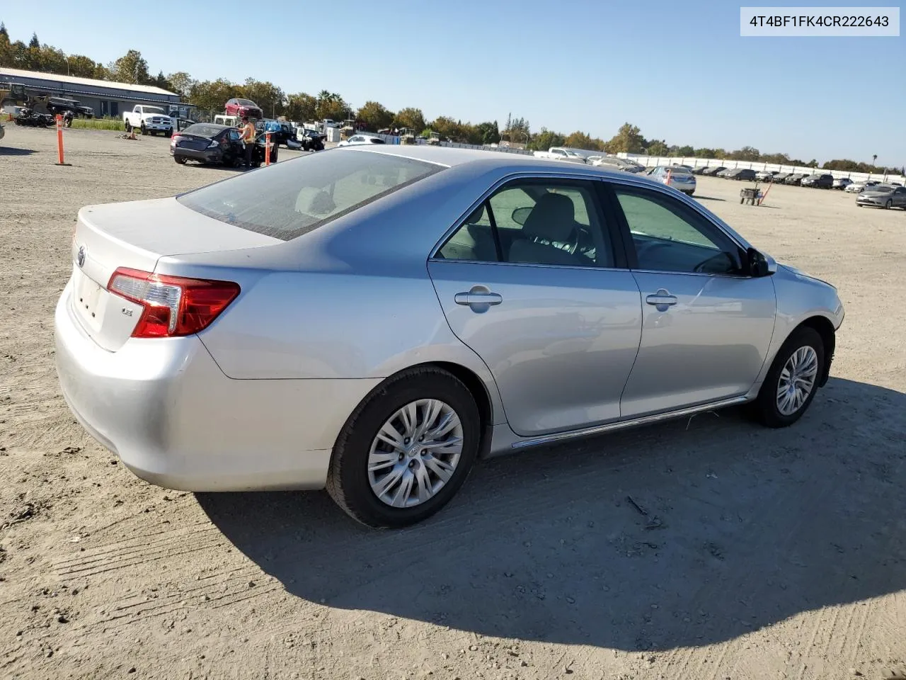 2012 Toyota Camry Base VIN: 4T4BF1FK4CR222643 Lot: 75937714