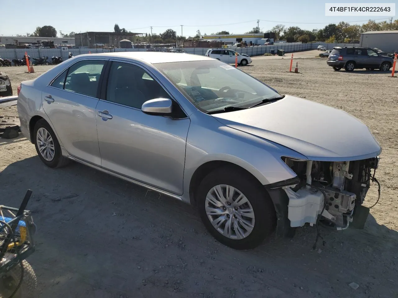 2012 Toyota Camry Base VIN: 4T4BF1FK4CR222643 Lot: 75937714