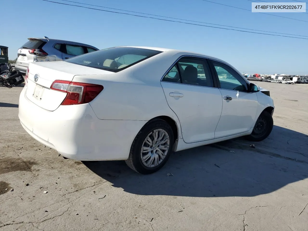 2012 Toyota Camry Base VIN: 4T4BF1FK9CR202677 Lot: 76036044