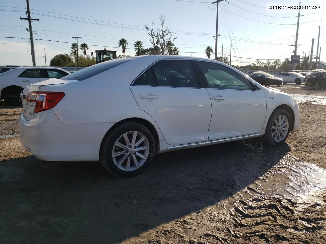 2012 Toyota Camry Hybrid VIN: 4T1BD1FKXCU012483 Lot: 76062864