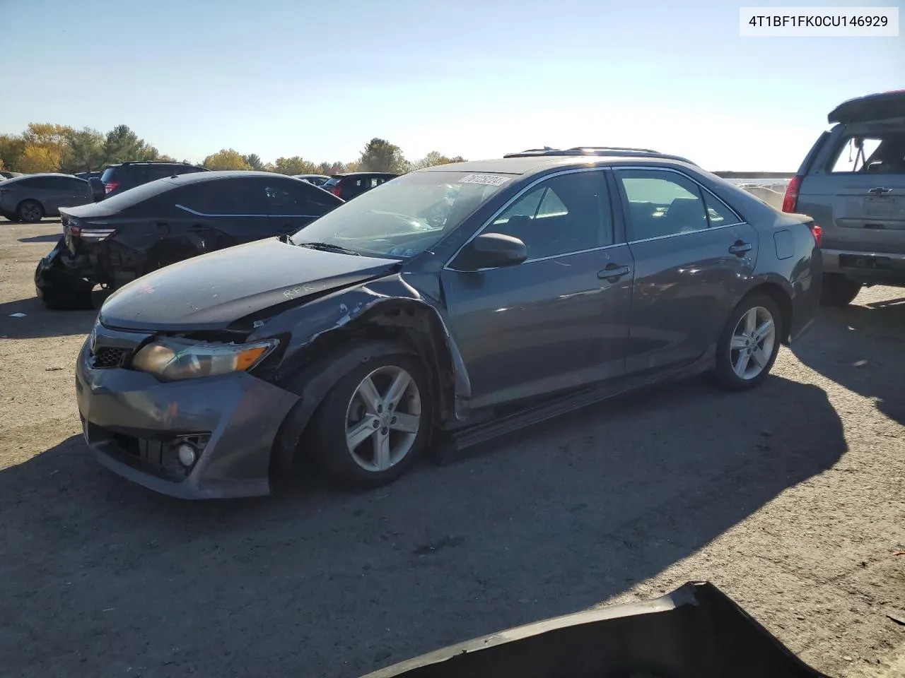 2012 Toyota Camry Base VIN: 4T1BF1FK0CU146929 Lot: 76125224