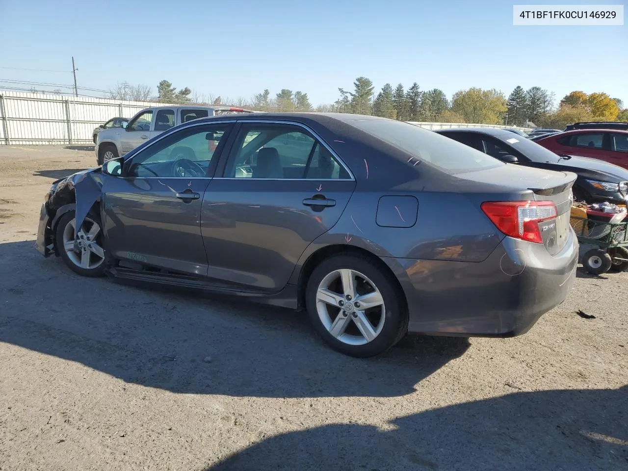 2012 Toyota Camry Base VIN: 4T1BF1FK0CU146929 Lot: 76125224