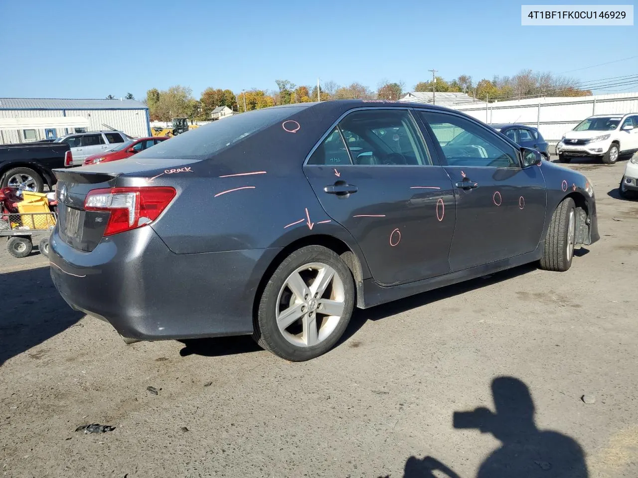 4T1BF1FK0CU146929 2012 Toyota Camry Base