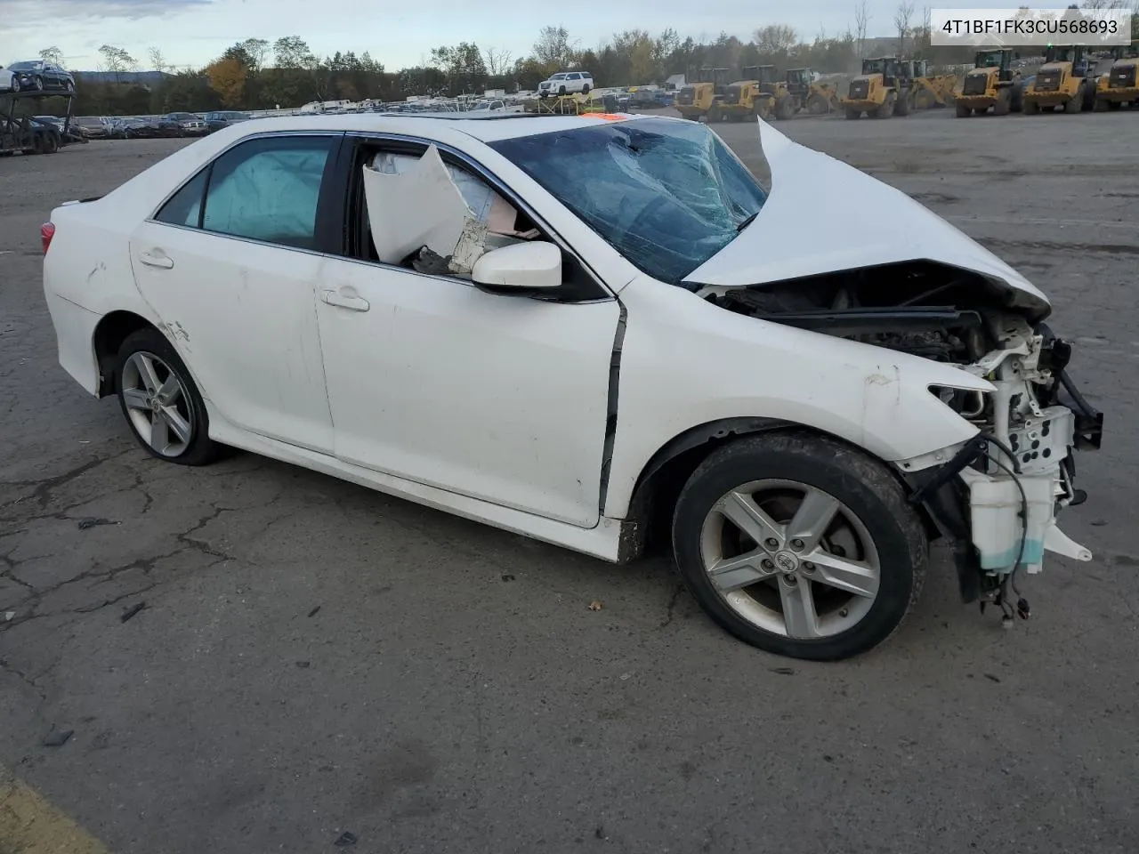 4T1BF1FK3CU568693 2012 Toyota Camry Base