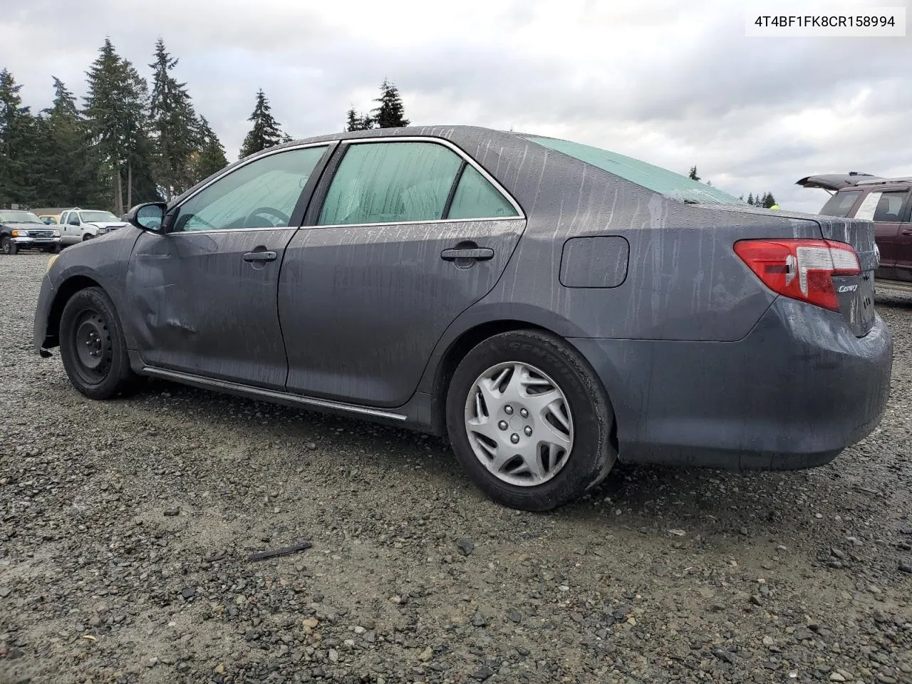 2012 Toyota Camry Base VIN: 4T4BF1FK8CR158994 Lot: 76298404