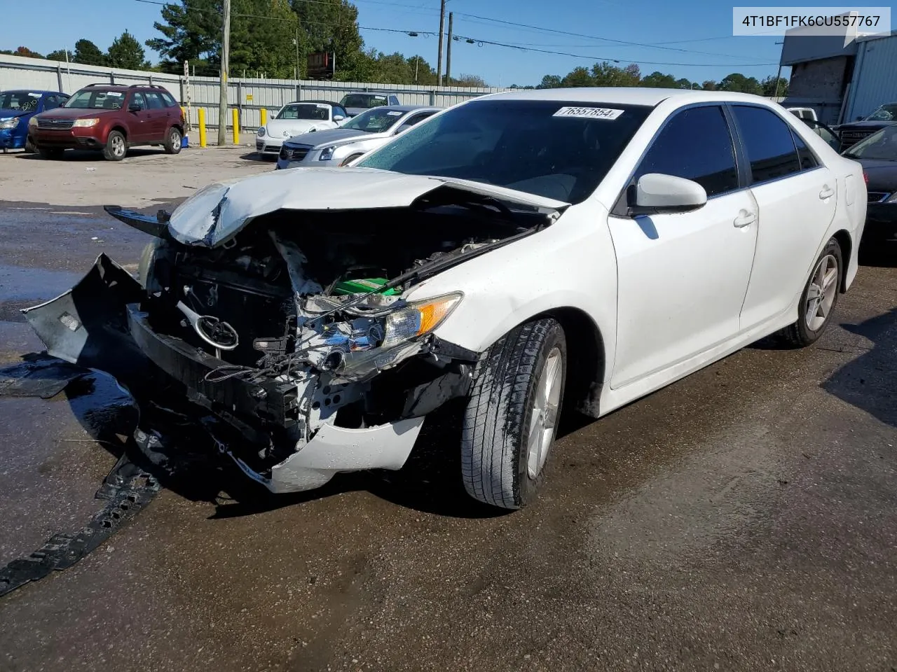 2012 Toyota Camry Base VIN: 4T1BF1FK6CU557767 Lot: 76557854