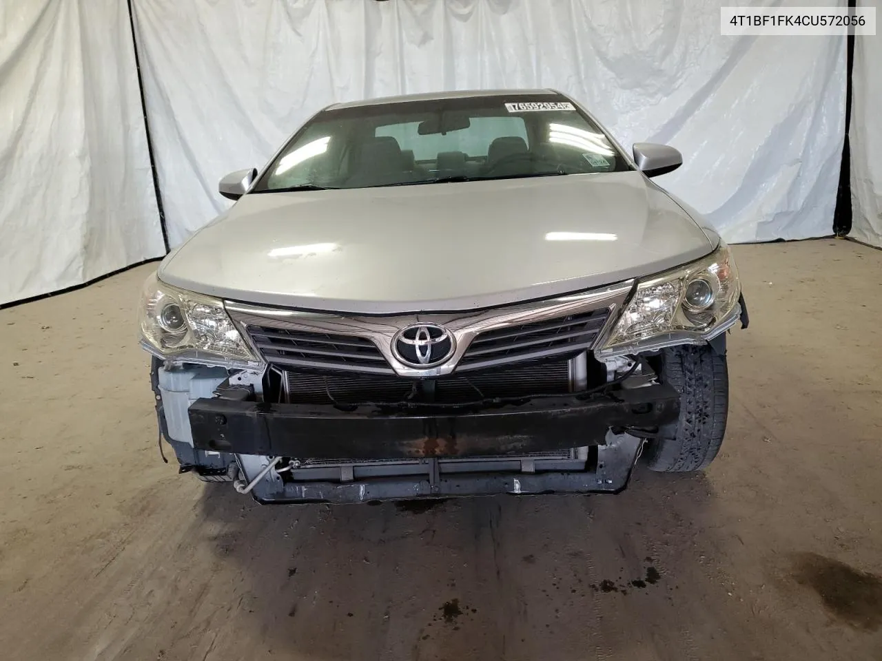 2012 Toyota Camry Base VIN: 4T1BF1FK4CU572056 Lot: 76592954