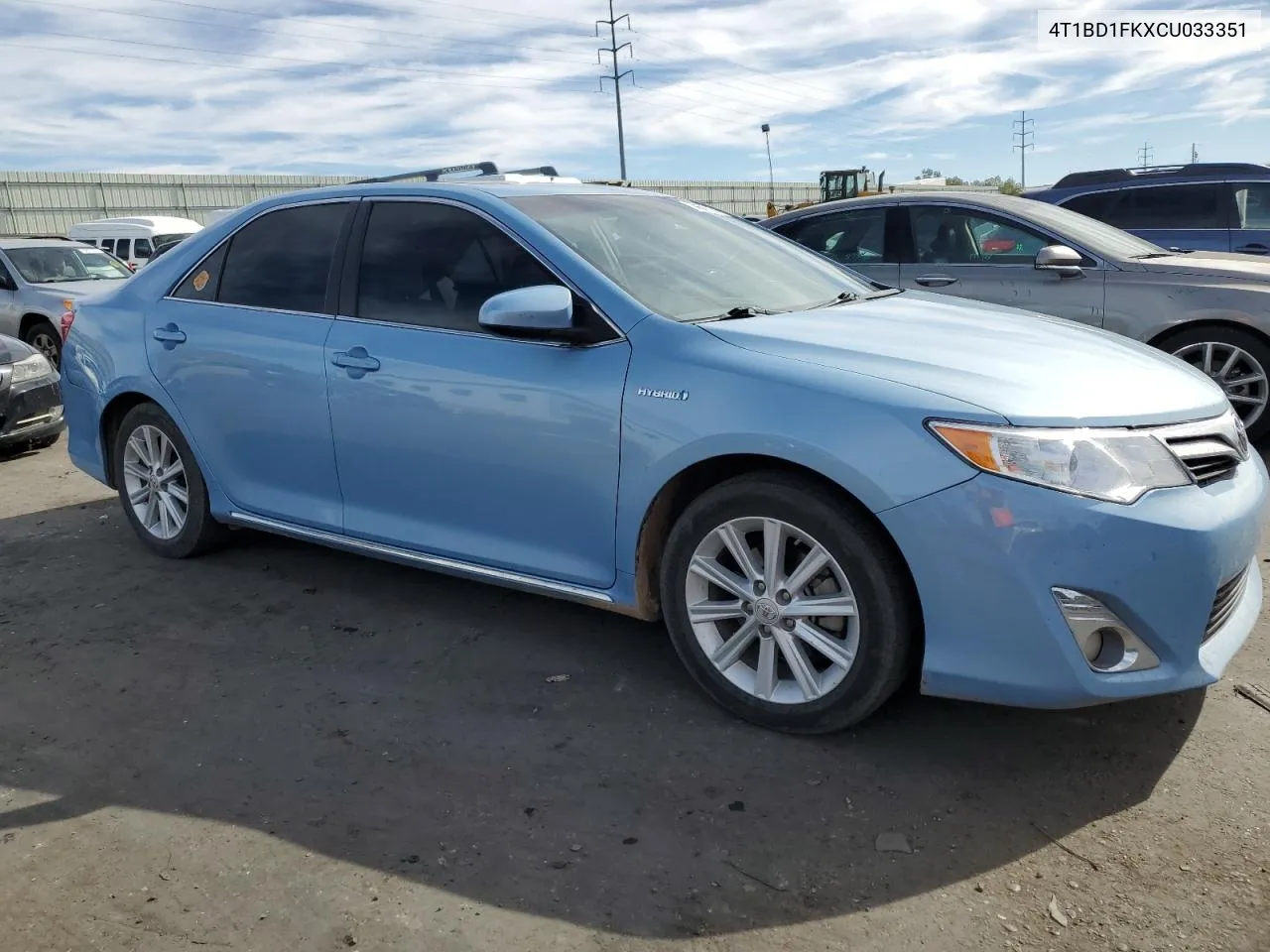 4T1BD1FKXCU033351 2012 Toyota Camry Hybrid