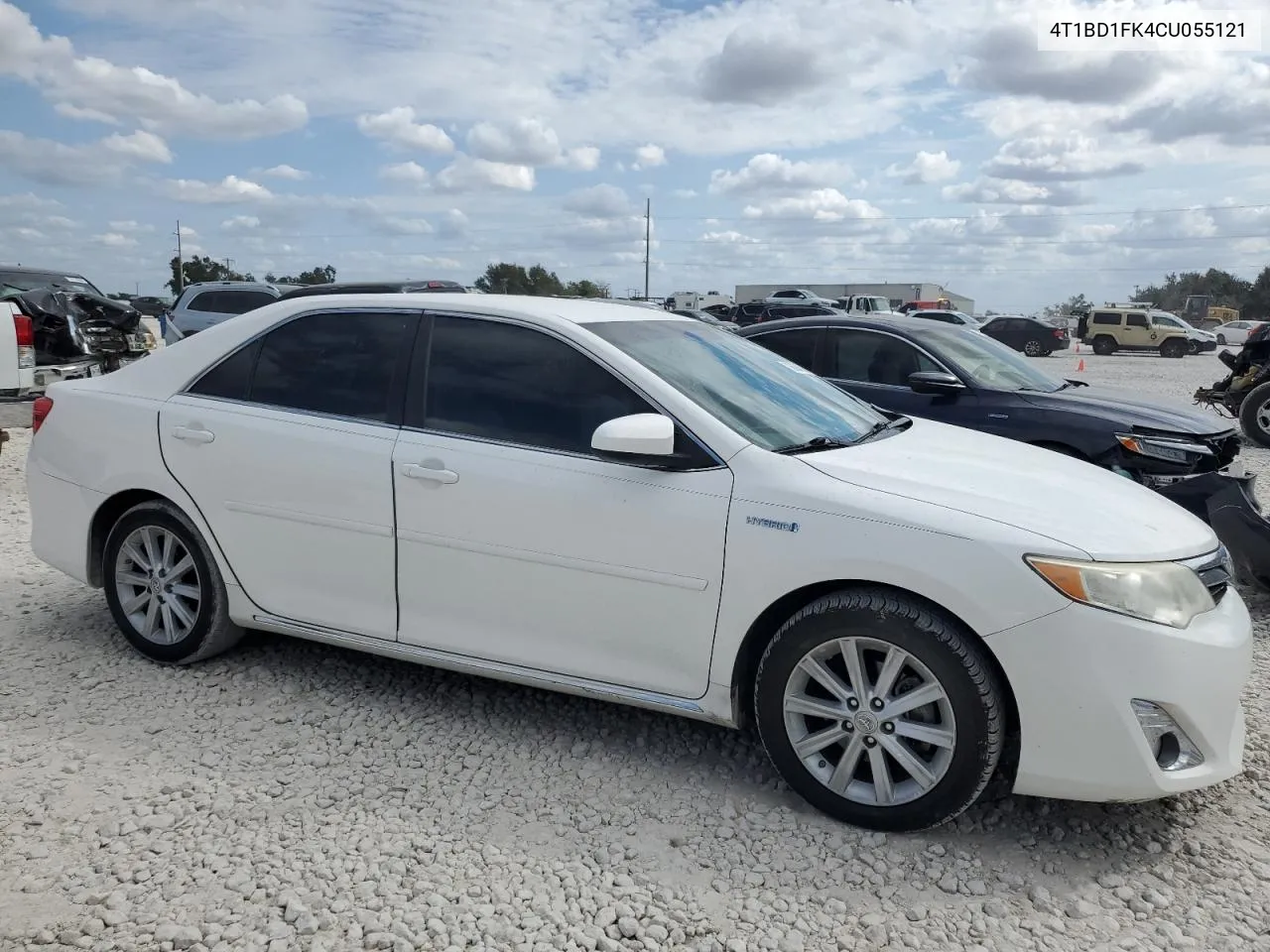 2012 Toyota Camry Hybrid VIN: 4T1BD1FK4CU055121 Lot: 76604534