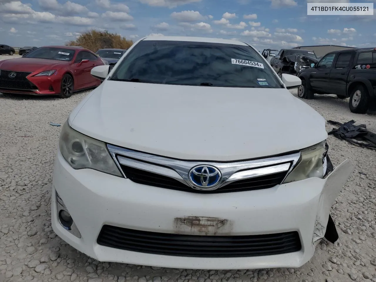 2012 Toyota Camry Hybrid VIN: 4T1BD1FK4CU055121 Lot: 76604534