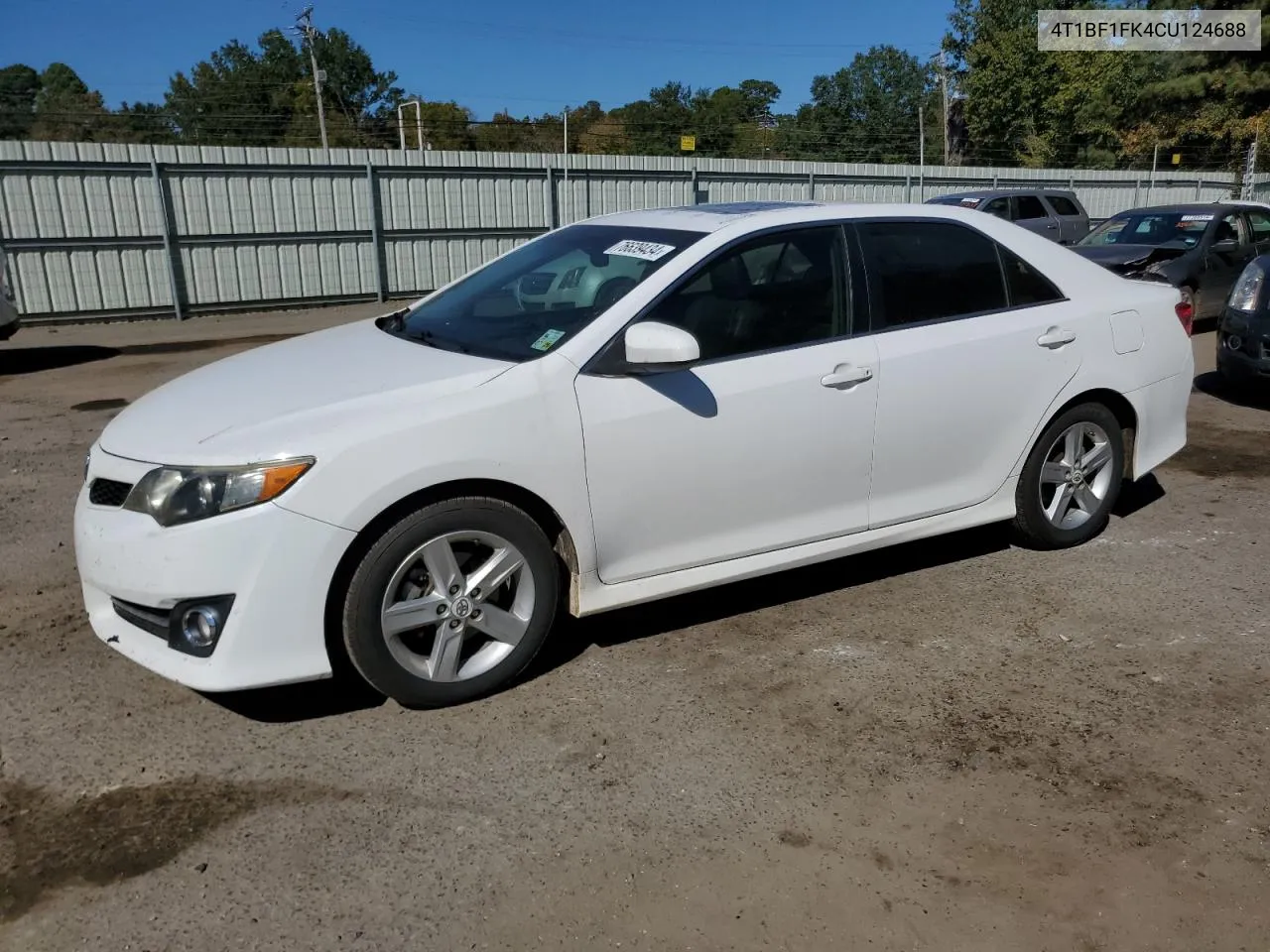 2012 Toyota Camry Base VIN: 4T1BF1FK4CU124688 Lot: 76639434