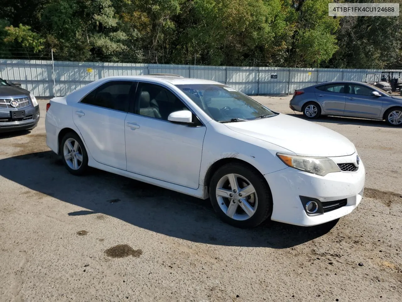 2012 Toyota Camry Base VIN: 4T1BF1FK4CU124688 Lot: 76639434