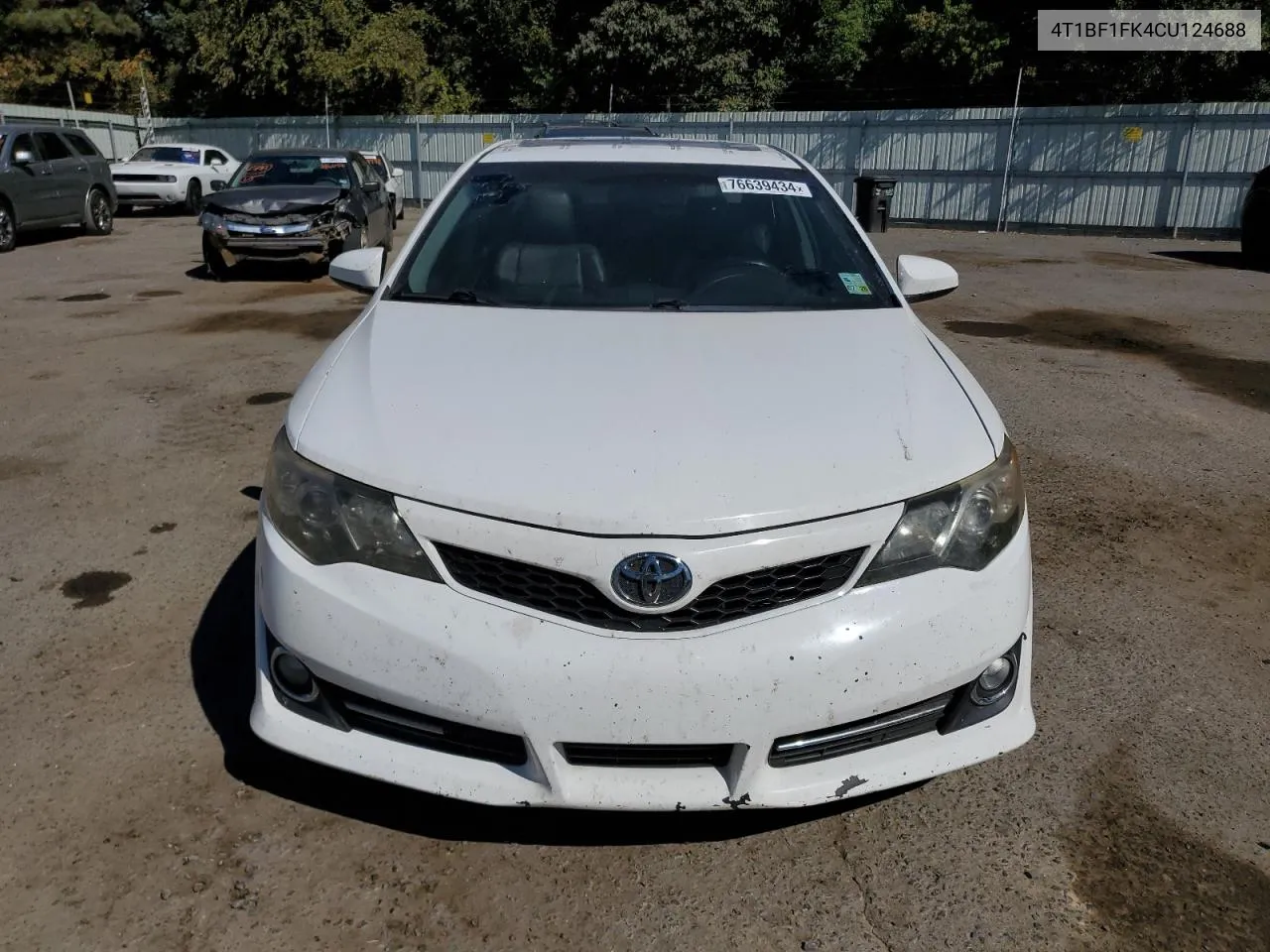 2012 Toyota Camry Base VIN: 4T1BF1FK4CU124688 Lot: 76639434