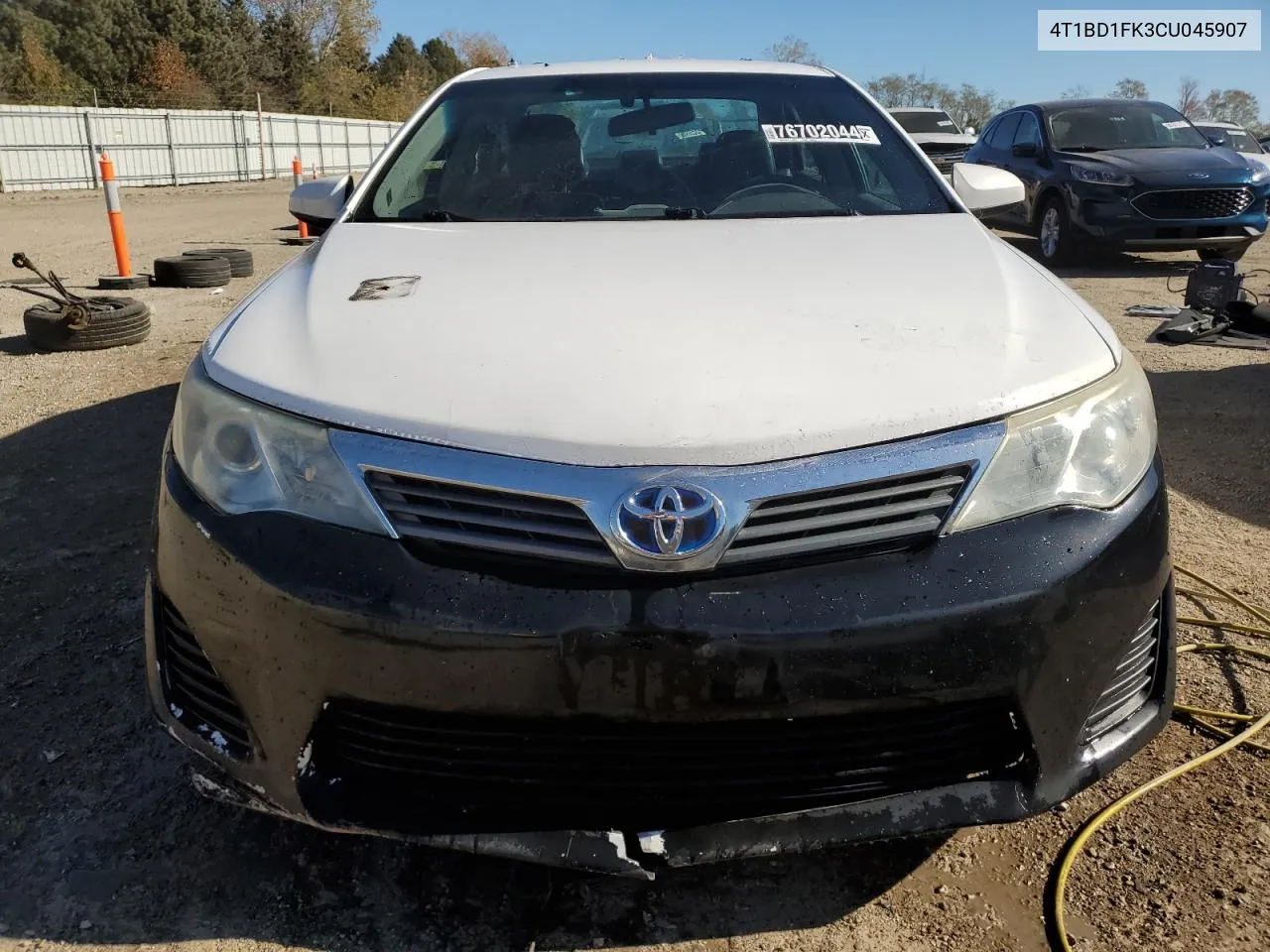 2012 Toyota Camry Hybrid VIN: 4T1BD1FK3CU045907 Lot: 76702044