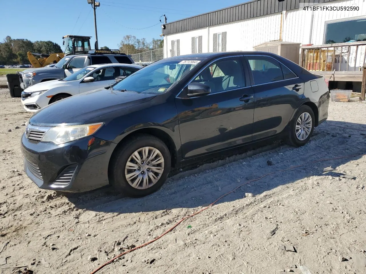 2012 Toyota Camry Base VIN: 4T1BF1FK3CU592590 Lot: 76712964