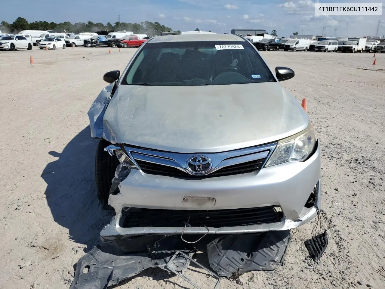 2012 Toyota Camry Base VIN: 4T1BF1FK6CU111442 Lot: 76729884