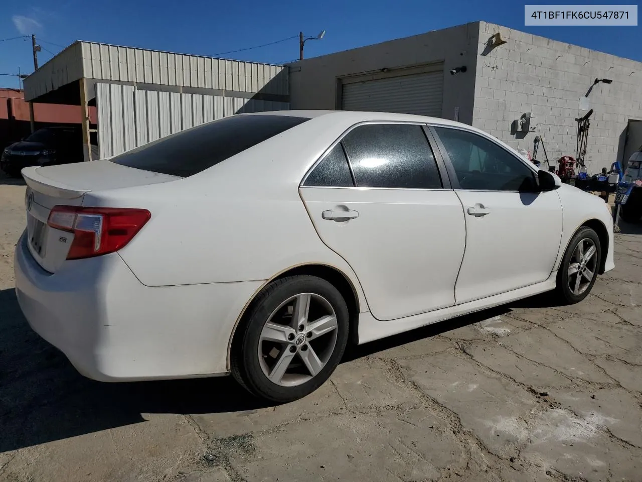 2012 Toyota Camry Base VIN: 4T1BF1FK6CU547871 Lot: 76808024