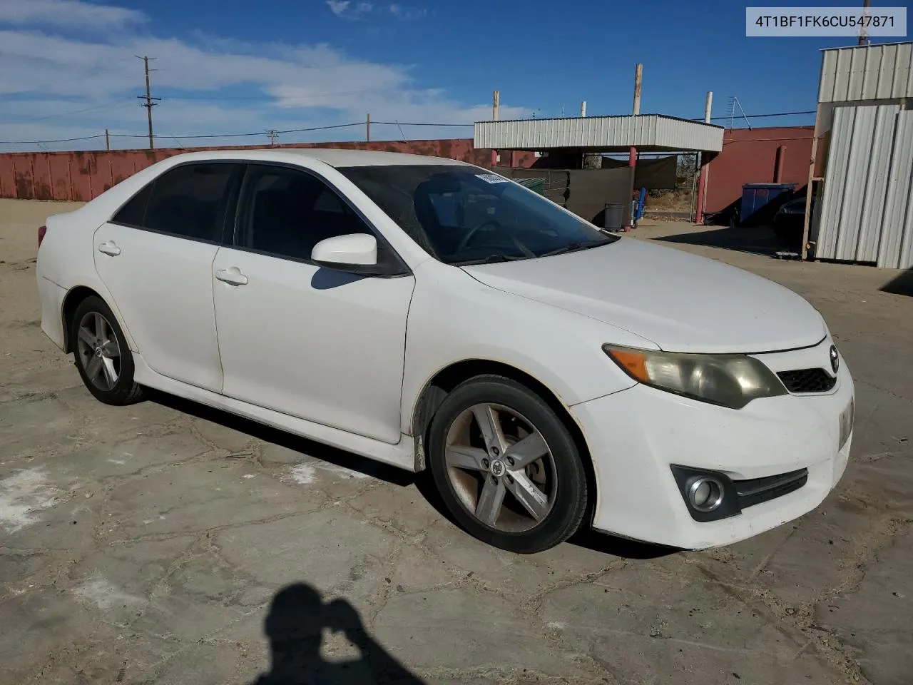 2012 Toyota Camry Base VIN: 4T1BF1FK6CU547871 Lot: 76808024