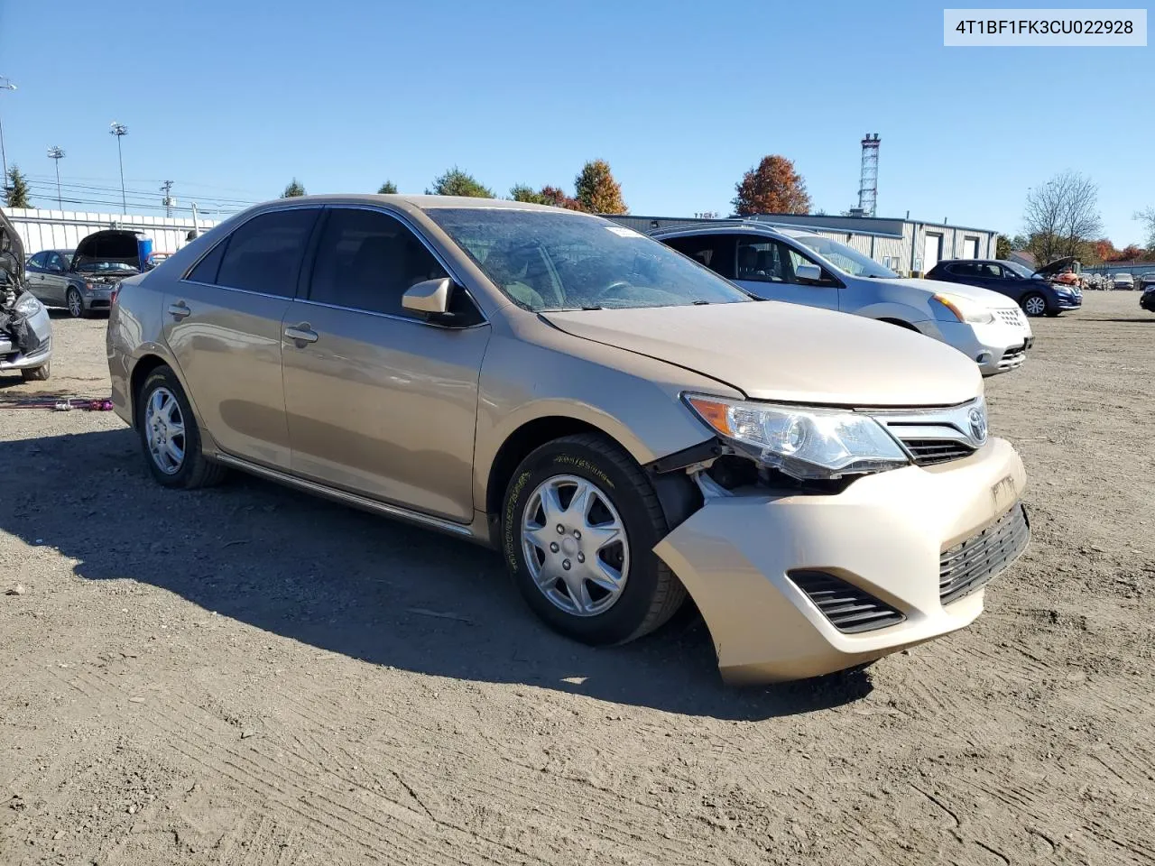 2012 Toyota Camry Base VIN: 4T1BF1FK3CU022928 Lot: 76865784