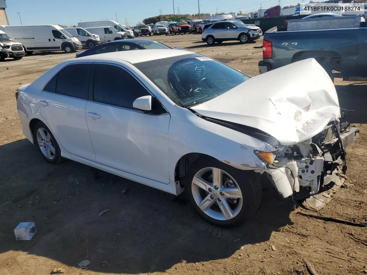 2012 Toyota Camry Base VIN: 4T1BF1FK0CU188274 Lot: 77076904