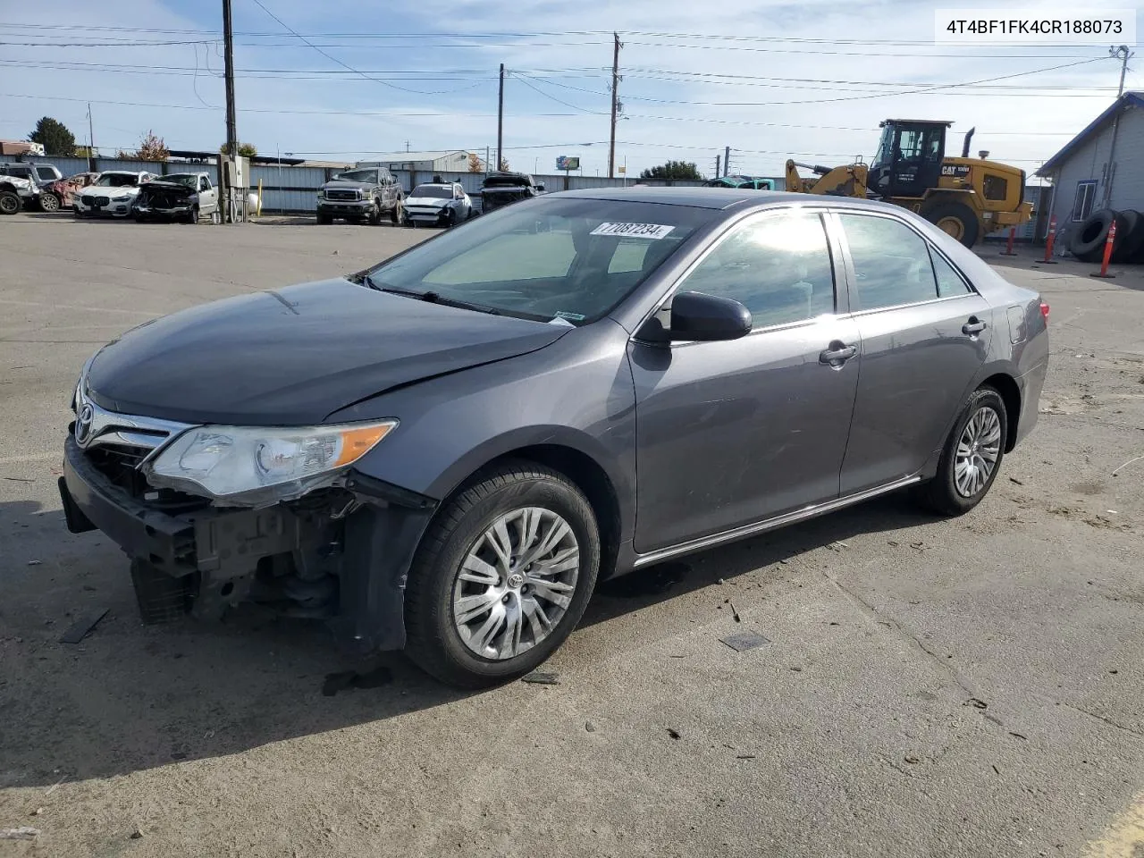 2012 Toyota Camry Base VIN: 4T4BF1FK4CR188073 Lot: 77087234