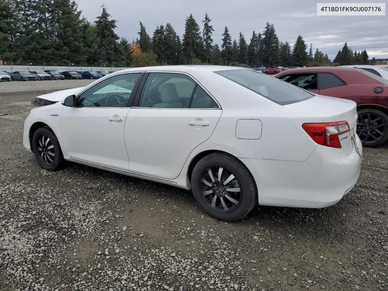 2012 Toyota Camry Hybrid VIN: 4T1BD1FK9CU007176 Lot: 77110384