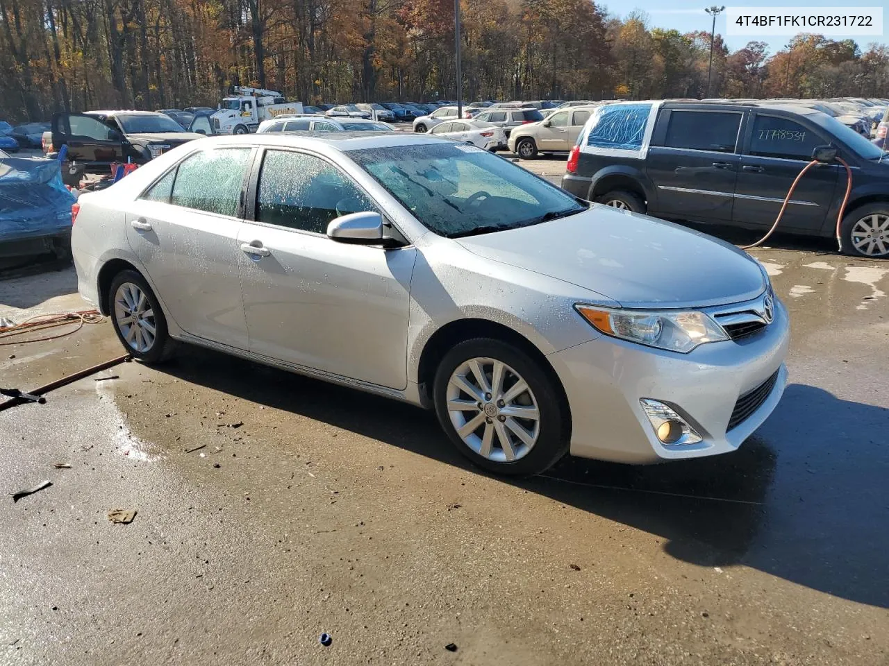 2012 Toyota Camry Base VIN: 4T4BF1FK1CR231722 Lot: 77137034